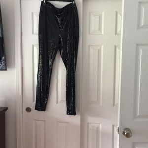 Sequence black leggings